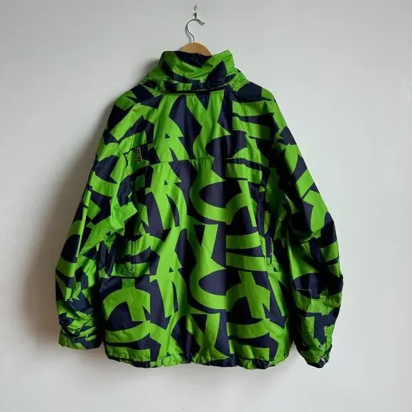 Vintage Y2K BONFIRE SNOWBOARDING Blur Winter Ski Jacket - Mens - Picture 8 of 10